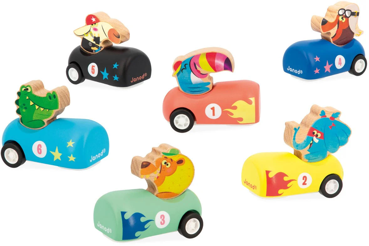 Appelpop Pull-Back Cars | Janod