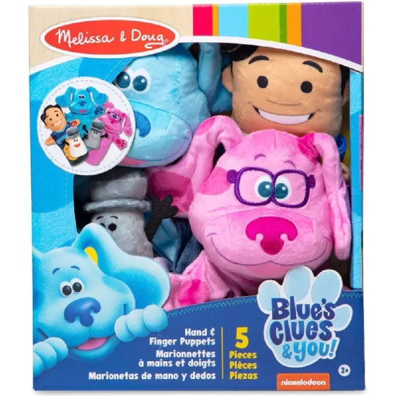 Blues Clues Hand And Finger Puppets..Melissa & Doug