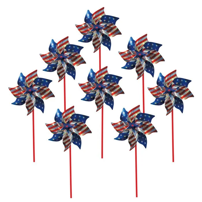 Stars & Stripes Mylar Pinwheel