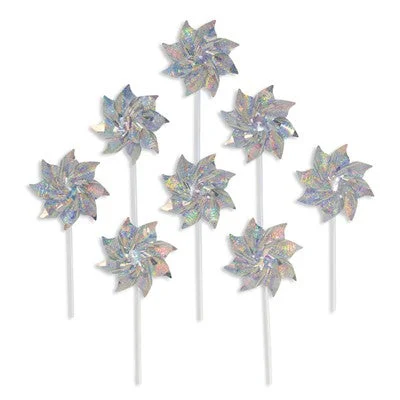 Silver Mylar Pinwheel