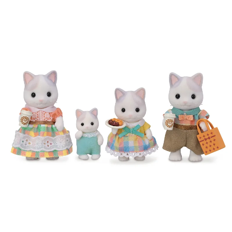 Calico Critters Family: Latte Cat Family