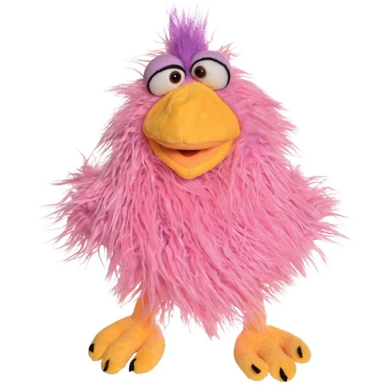 Cheeks Pink Bird Puppet