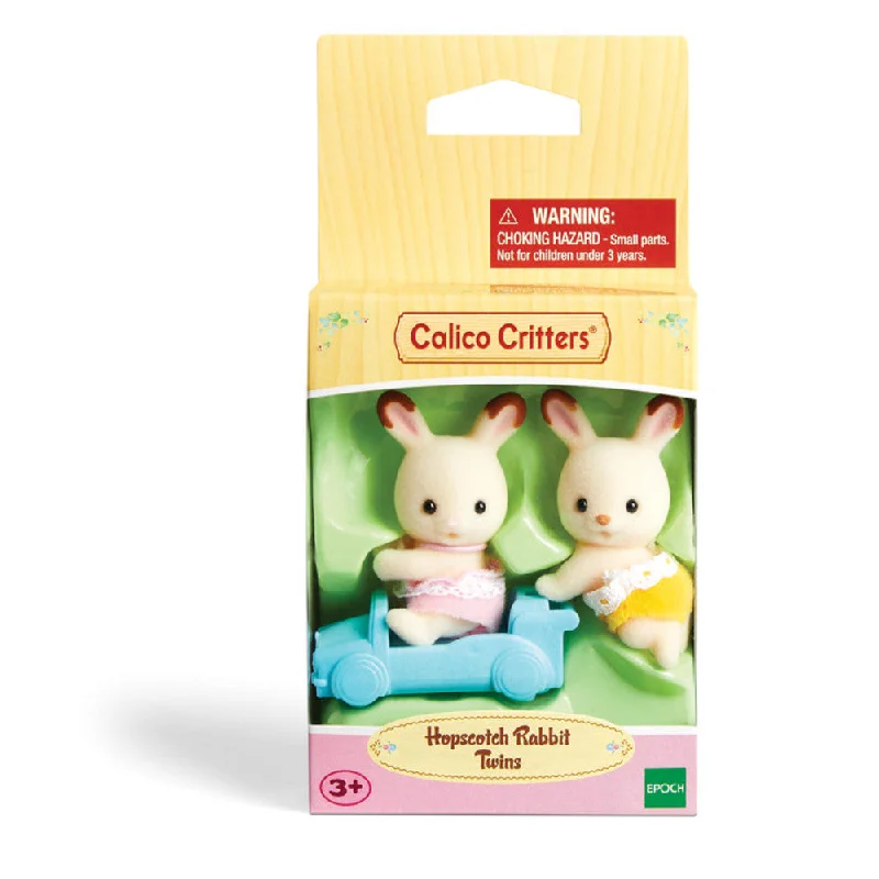 Calico Critters Set: Chocolate Rabbit Twins