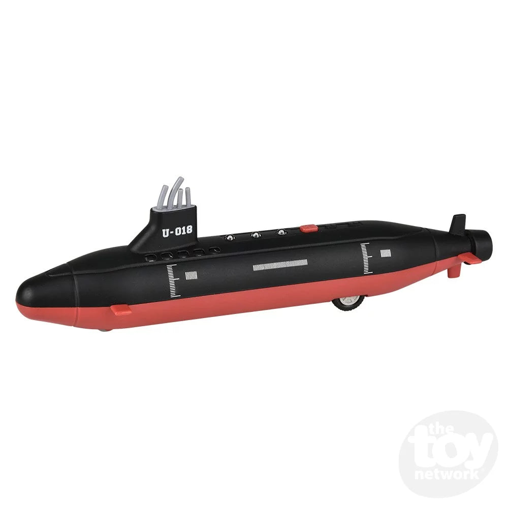 Diecast Pull Back Submarine With Light And Sound