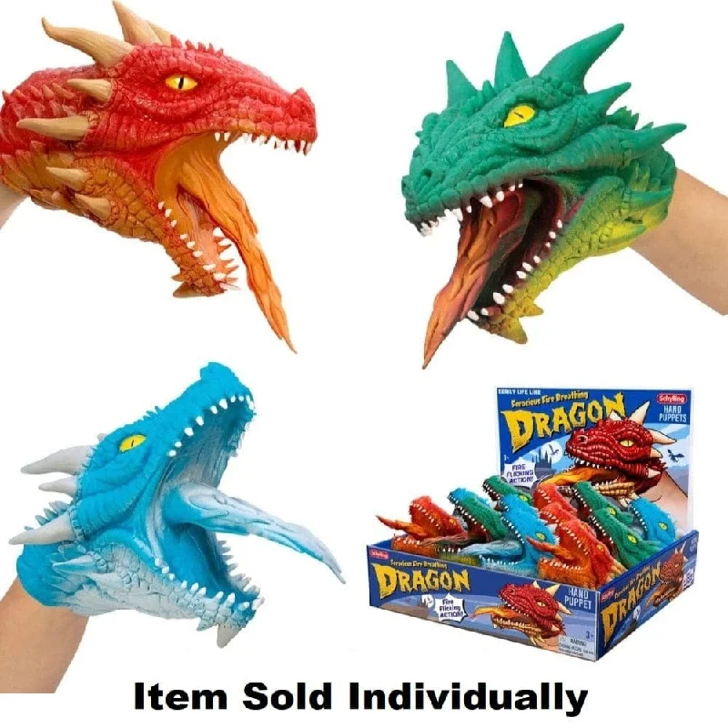 Dragon Hand Puppet (Assorted Colors)