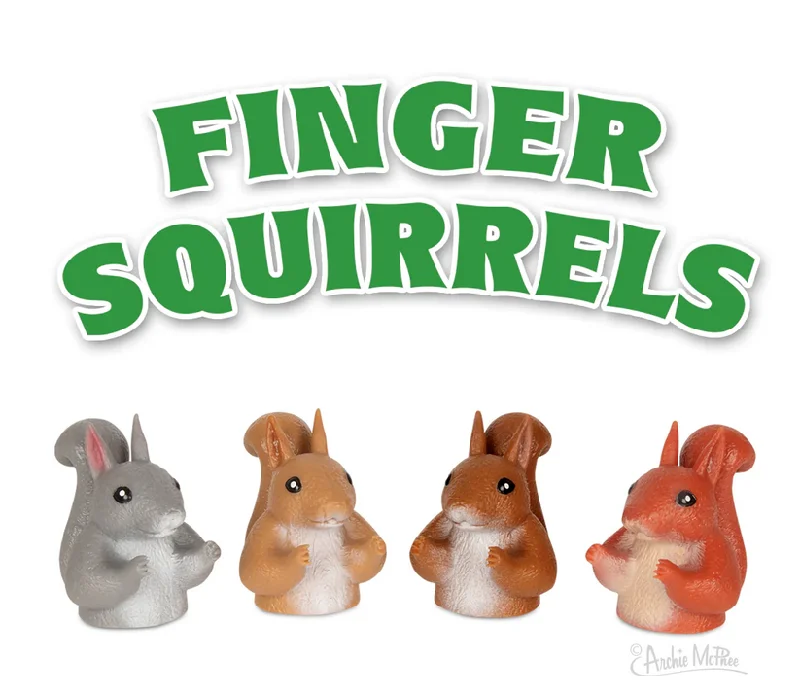 Finger Squirrel Puppet