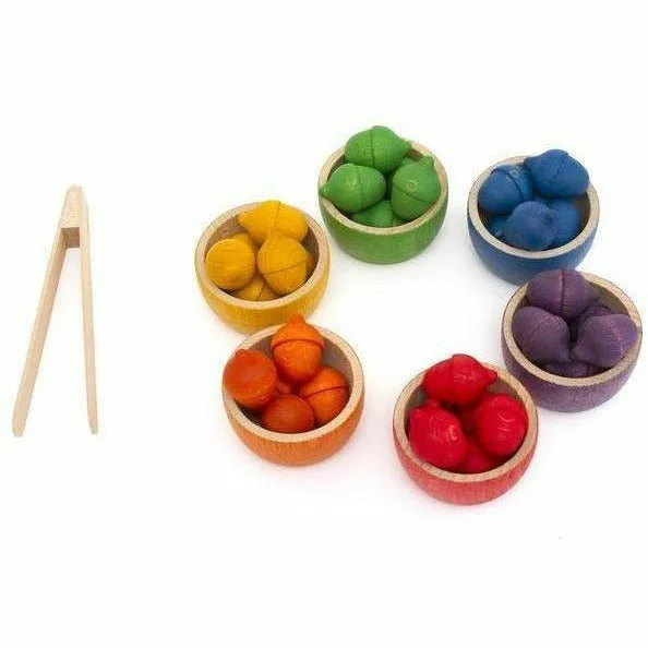 Grapat Bowls & Acorns Sorting Game