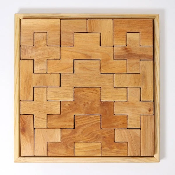 Grimm's building set natural stairway blocks
