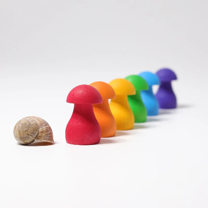 Grimm's sorting game rainbow mushrooms 12 pcs