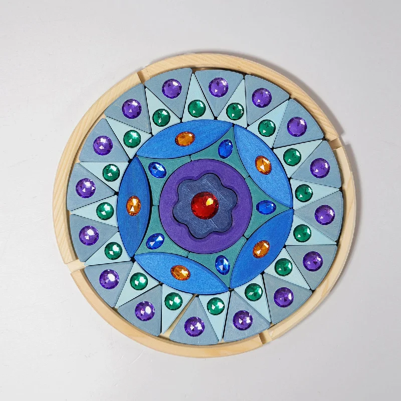 Grimm's sparkling mandala blue