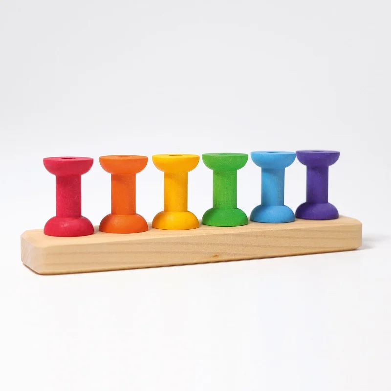 Grimm's thread game small bobbins 8 pcs.