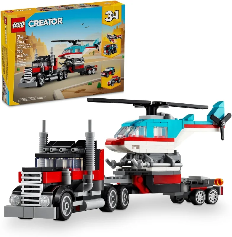 Lego 31146 - Creator Flatbed Truck with Helicopter