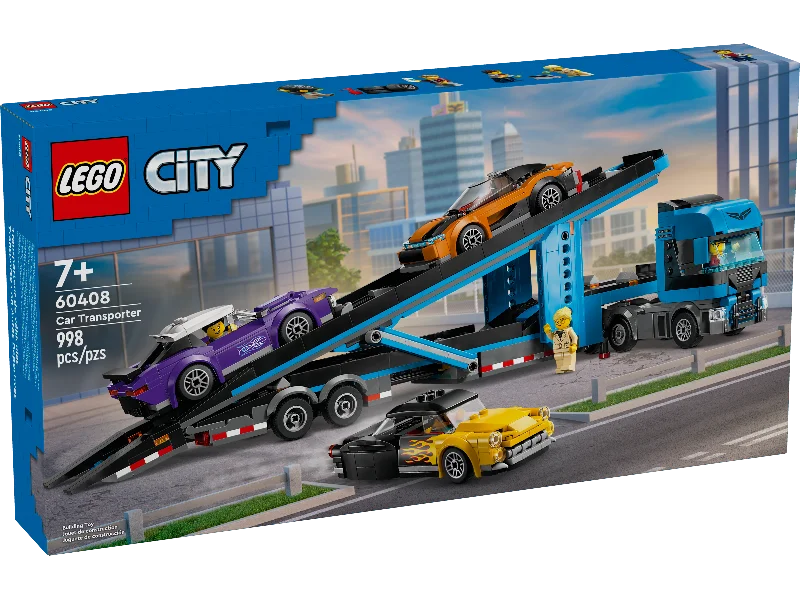 LEGO® 60408 Car Transporter Truck with Sports Car