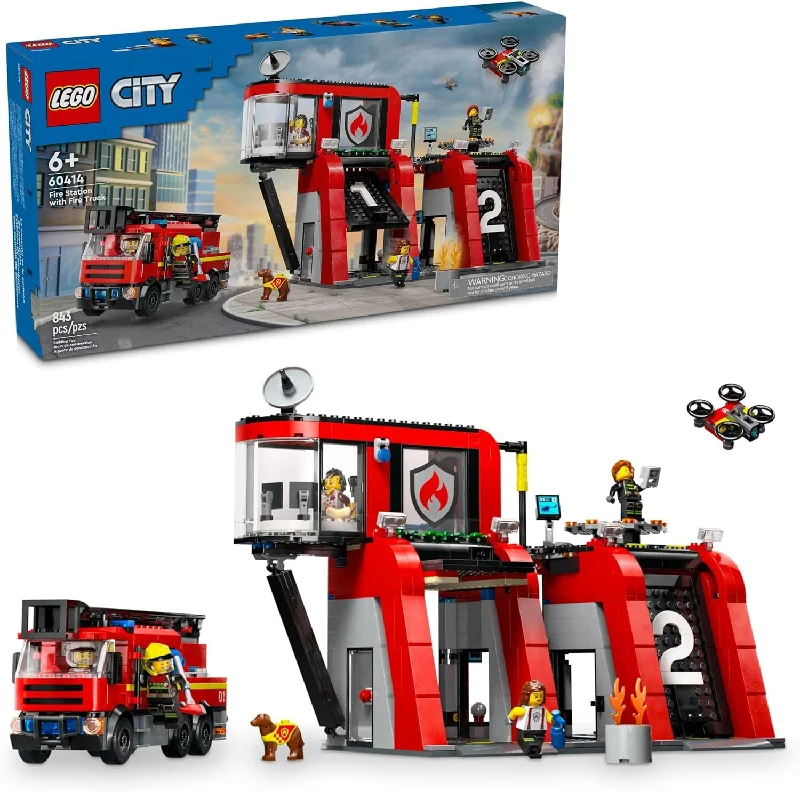 Lego 60414 - City Fire Station with Fire truck