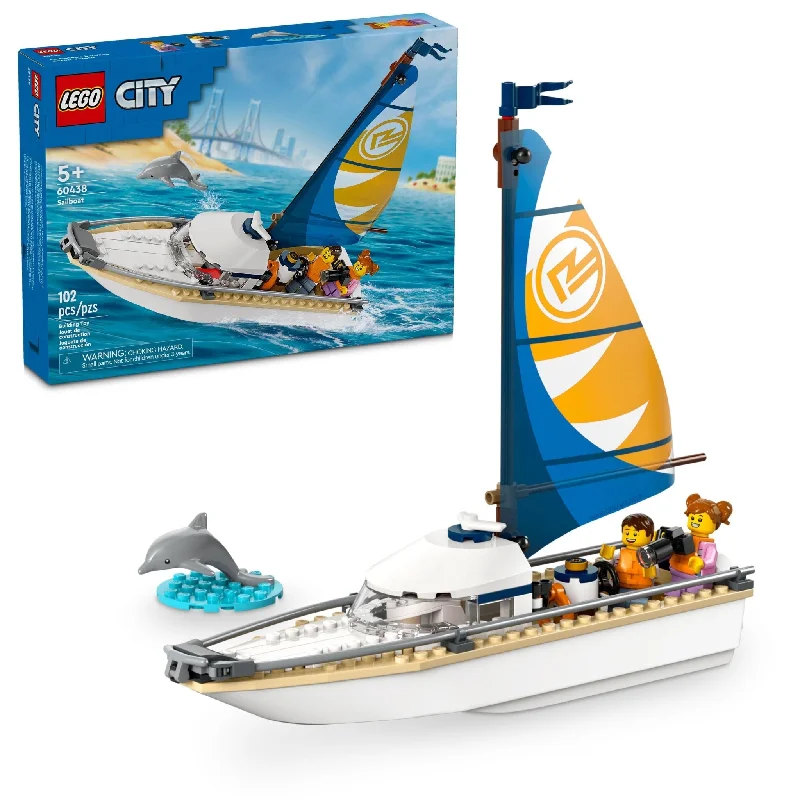 LEGO City Sailboat Building Set for Kids 60438
