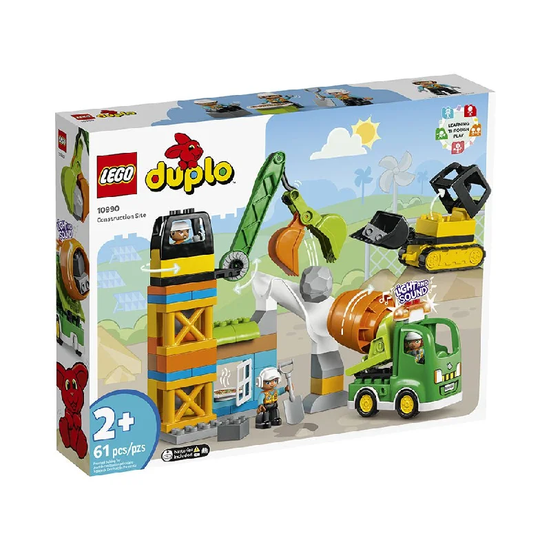 LEGO DUPLO Town Construction Site 10990 Building Toy Set (61 Pieces)