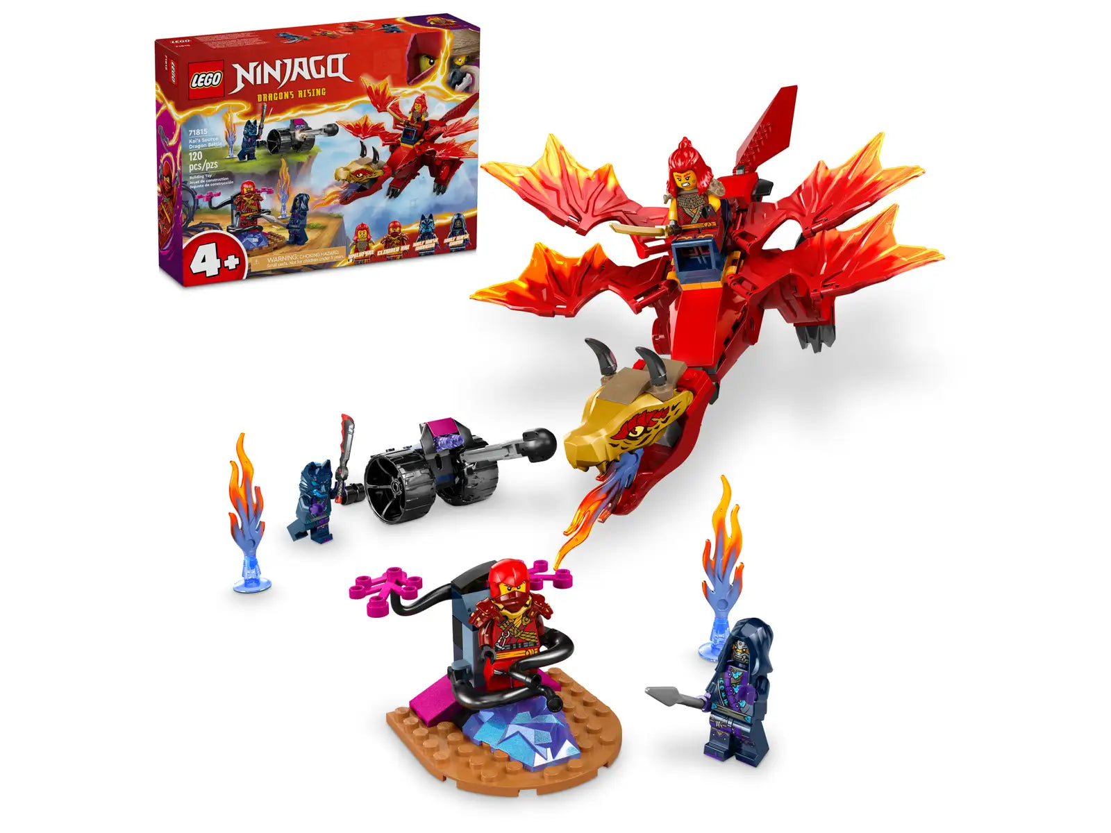LEGO® NINJAGO® Kai's Source Dragon Battle 71815