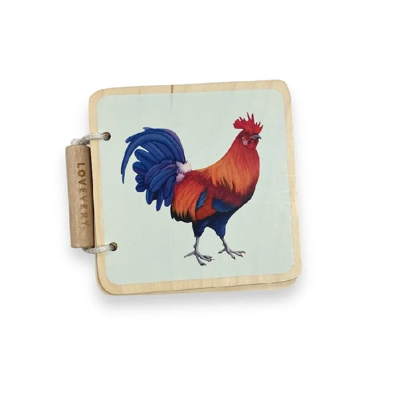 Lovevery Colorful Animals Wooden Book