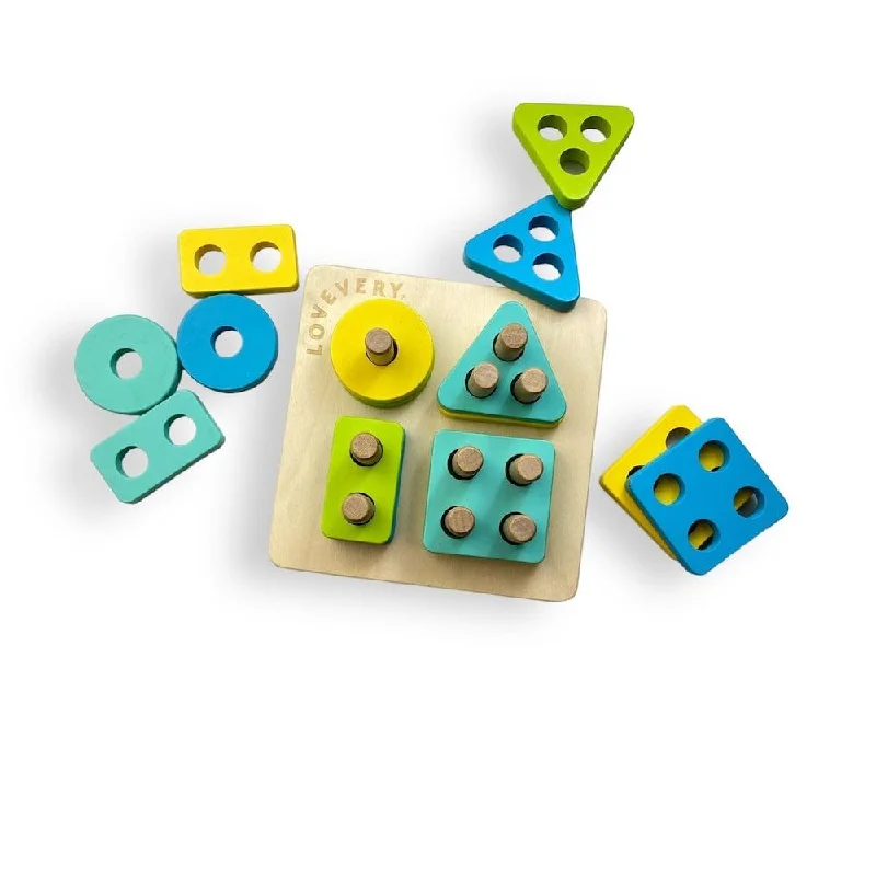 Lovevery Sort & Stack Peg Puzzle