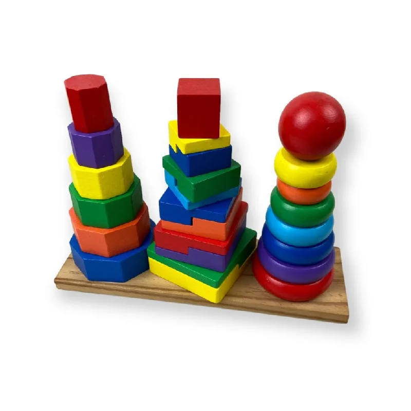 Melissa & Doug Geometric Stacker