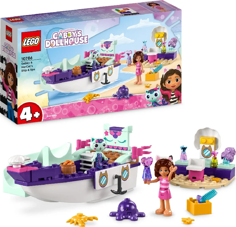 LEGO® Gabby's Dollhouse 10786  Gabby & MerCat's Ship & Spa