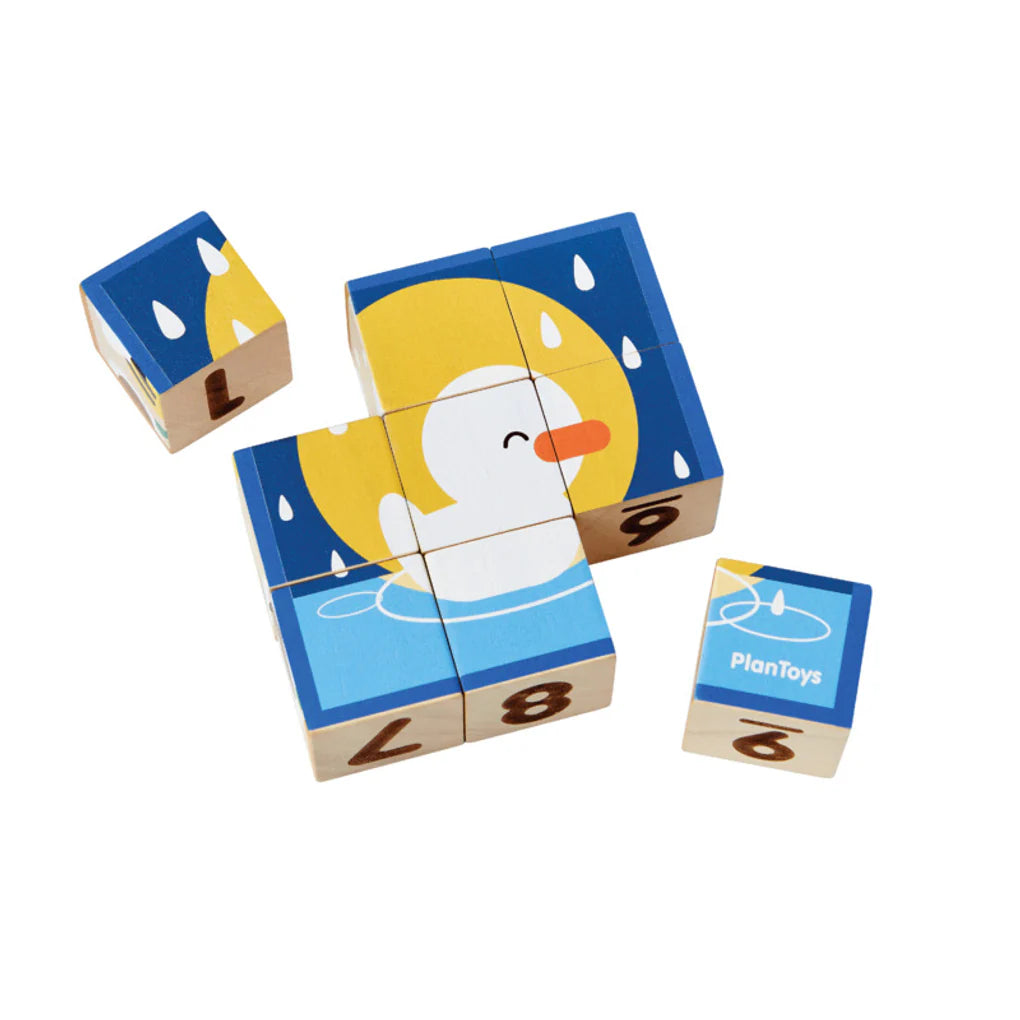 PlanToys Animal Puzzle Cube