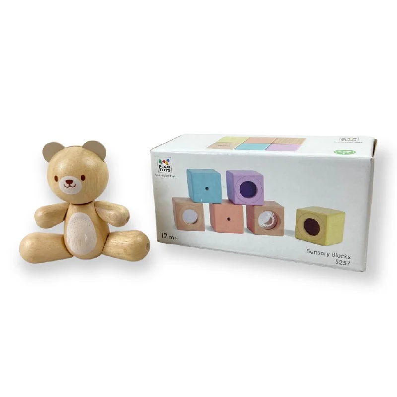 PlanToys Baby Bundle with Bear & Blocks