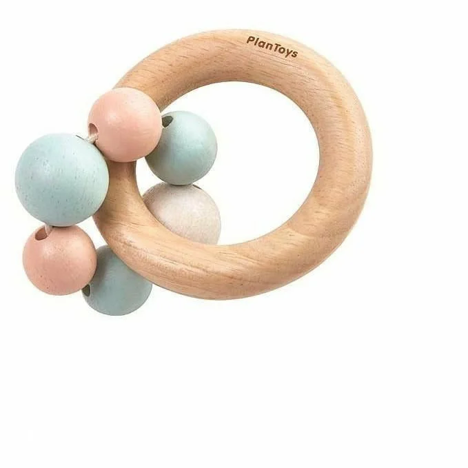Plan Toys Beads Rattle Pastel