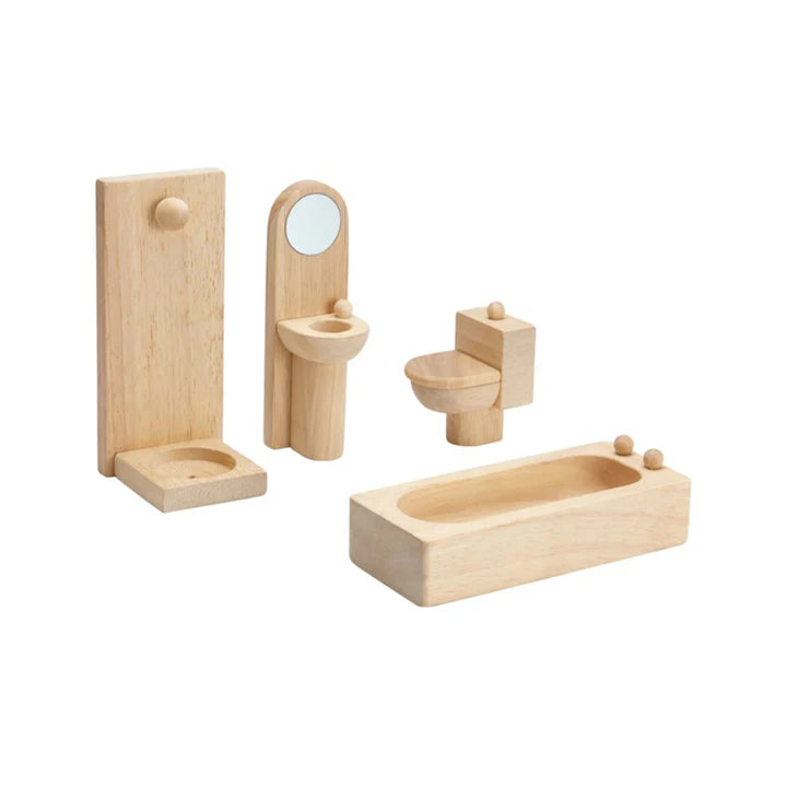 PlanToys Classic Bathroom Dollhouse Furniture