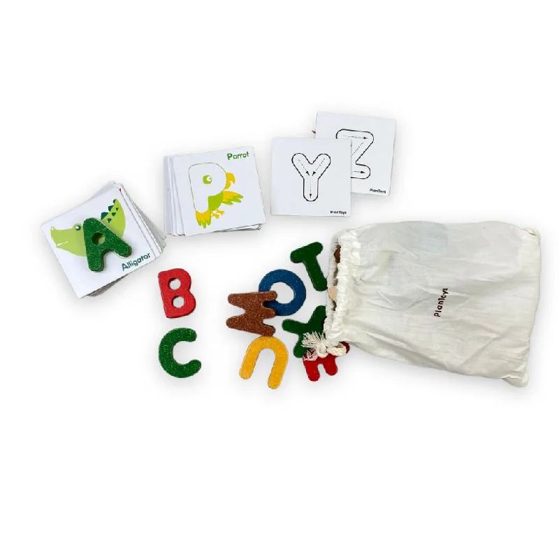 PlanToys Early Learning Bundle with Alphabet and Numbers