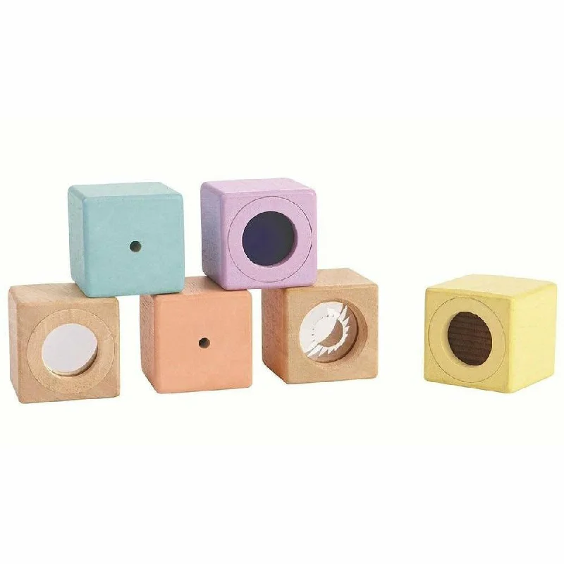 Plan Toys Sensory Blocks - Pastel