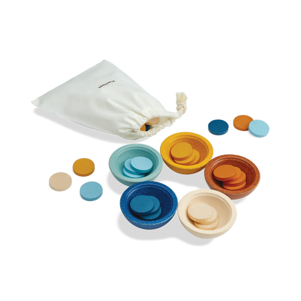 PlanToys Sort & Count Cups Orchard