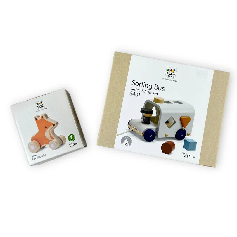 PlanToys Sorting Bus Bundle