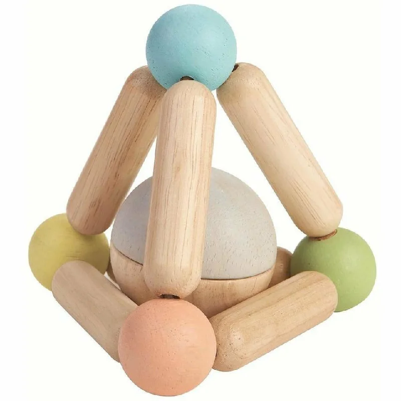 Plan Toys Triangle Clutching Toy - Pastel