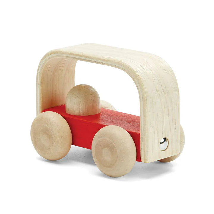 PlanToys Vroom Bus - Red