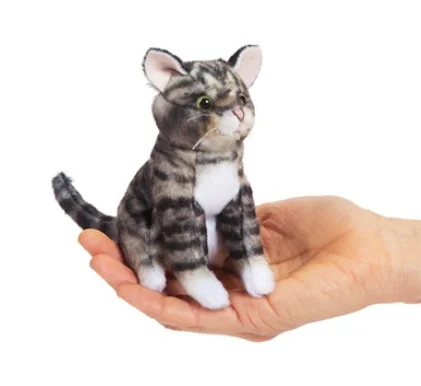 Tabby Cat Finger Puppet