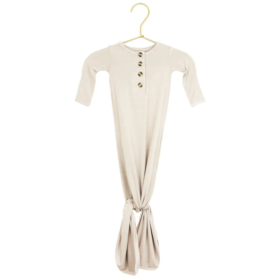 Winnie Knotted Gown: Newborn - 3 Months