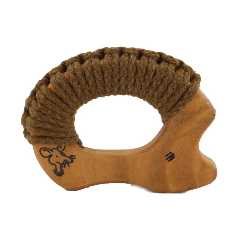 Wooden Yarn Hedgehog Teether