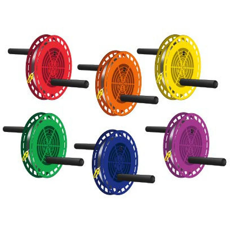 X-Kite Kite Reeler - 25 Pound x 200 Foot Nylon Winder - Colors Vary