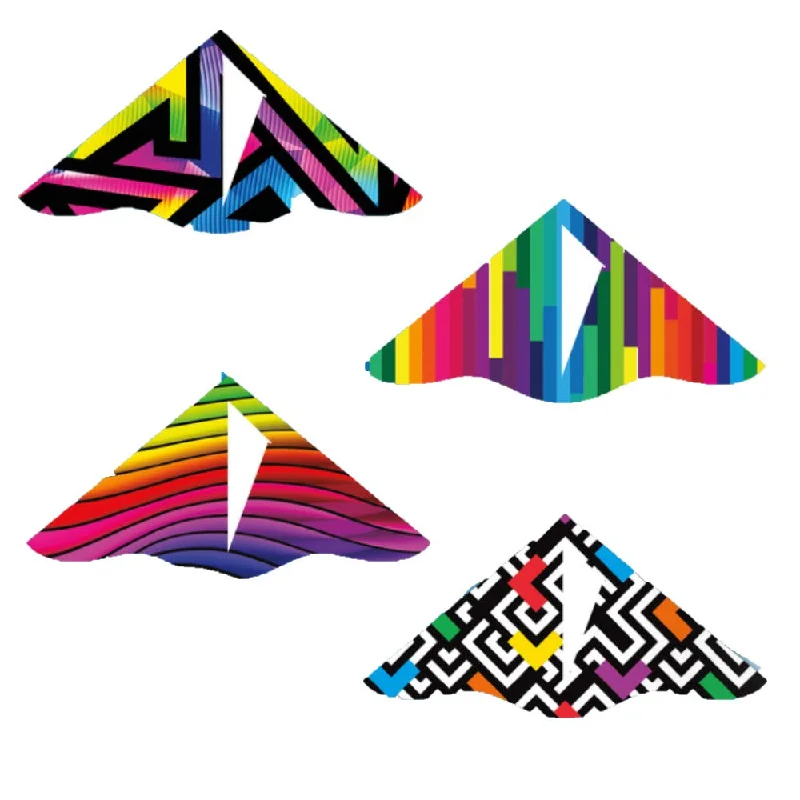 X-Kites DLX Delta Kite - 42" Kite - Tails, Handle & Line Included