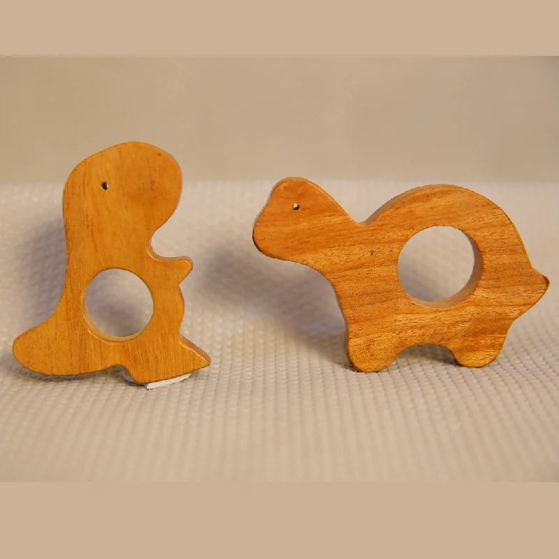 Dino Turtle Neem Teether (Set of 2)